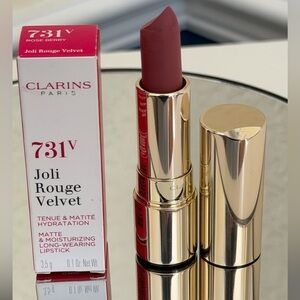 Clarins Joli Rouge Velvet moisturizing long-wearing lipstick 731V Rose Berry
